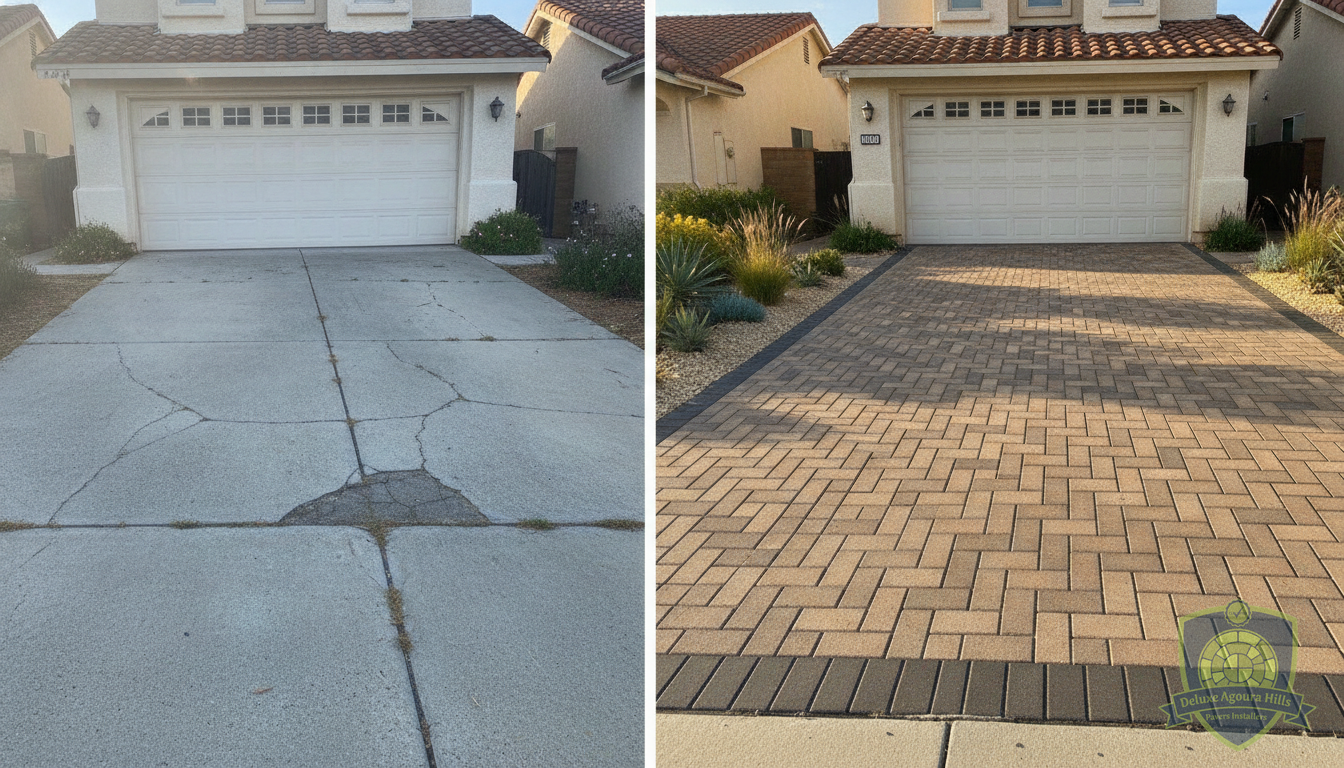 Paver Driveway vs. Concrete: Which Is Right for Your Agoura Hills Home?